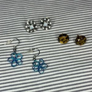 Variety of earrings